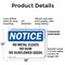 Signmission No Metal Cleats No Gum No Sunflower Seeds, 18 in W x Rectangle, Plastic OS-2PACK-NS-P-1218-L-14701 - alternate 6